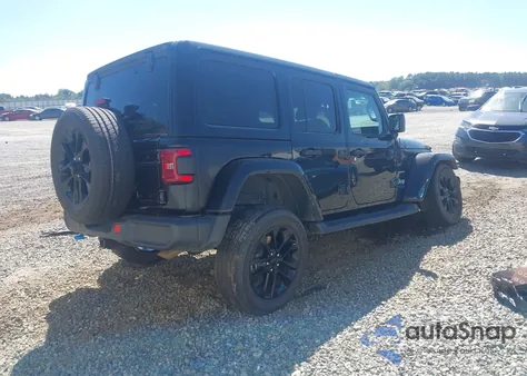 2022 Jeep Wrangler 4Xe Unlimited Sahara 4X4 из США, поврежденный, VIN 1C4JJXP67NW275910